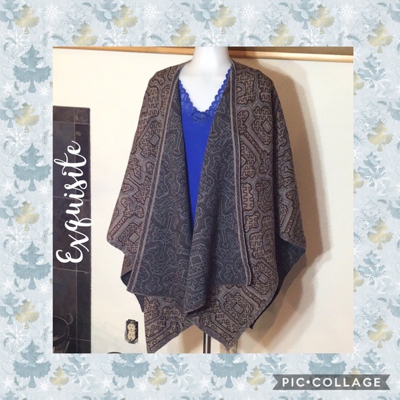 Classic Alpaca Jackets & Blazers - **SOLD** Exquisite 100% Baby Alpaca Ruana